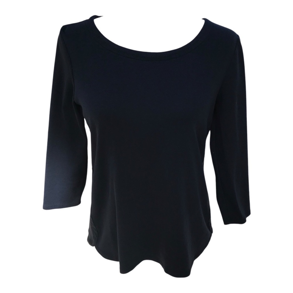 J. Jill Classic Scoop-Neck 100% Pima Cotton Tee